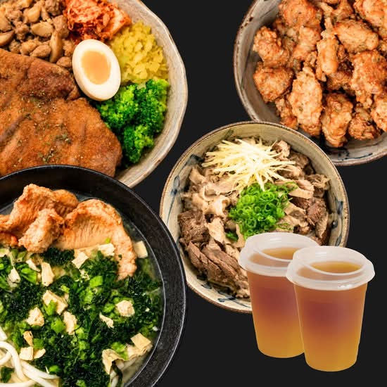 Taiwanese Pork Rice Bowl  Feast for Two 肉飯雙人分享餐